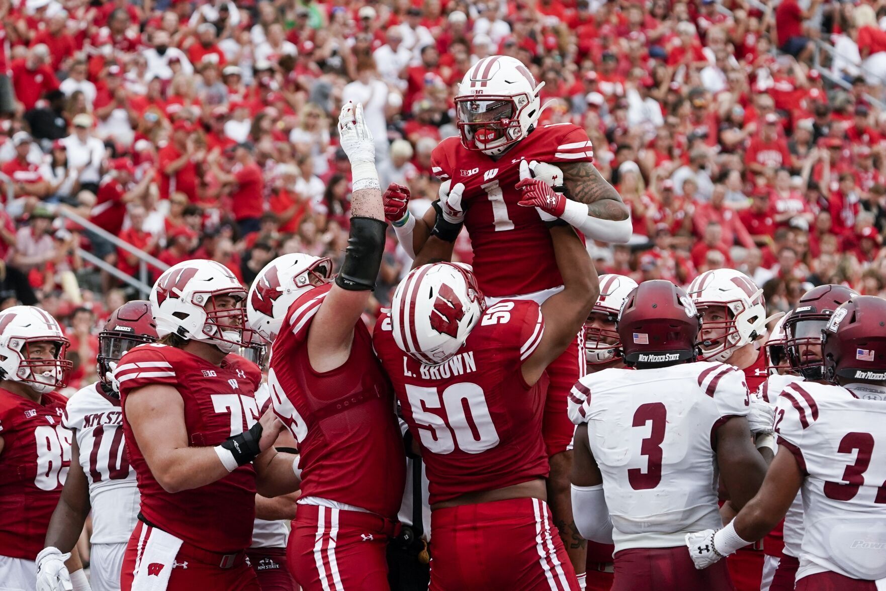 New Mexico St Wisconsin Football